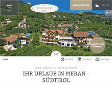 Tablet Screenshot of hotel-wessobrunn.com